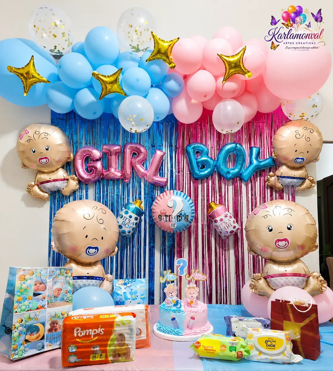 Decoración con globos