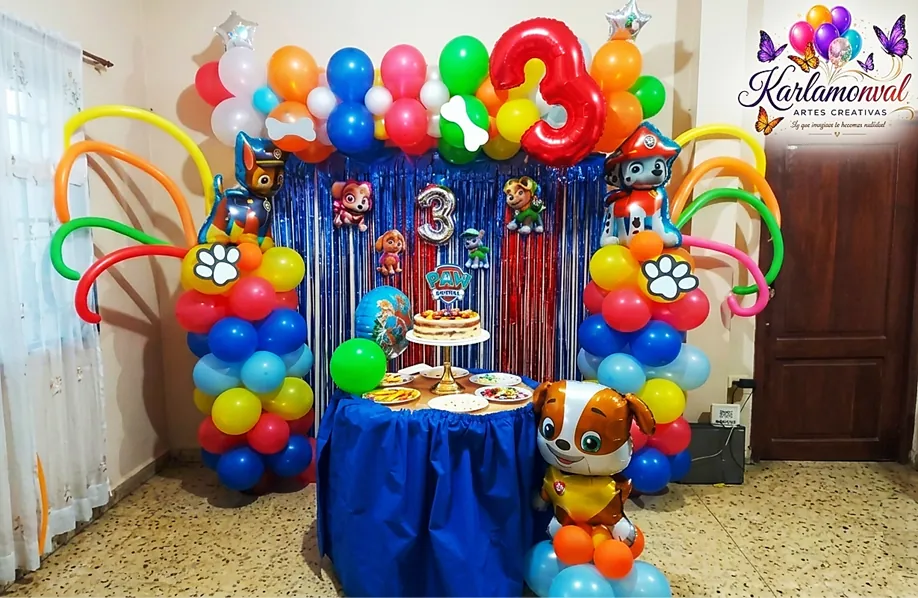 Decoración con globos