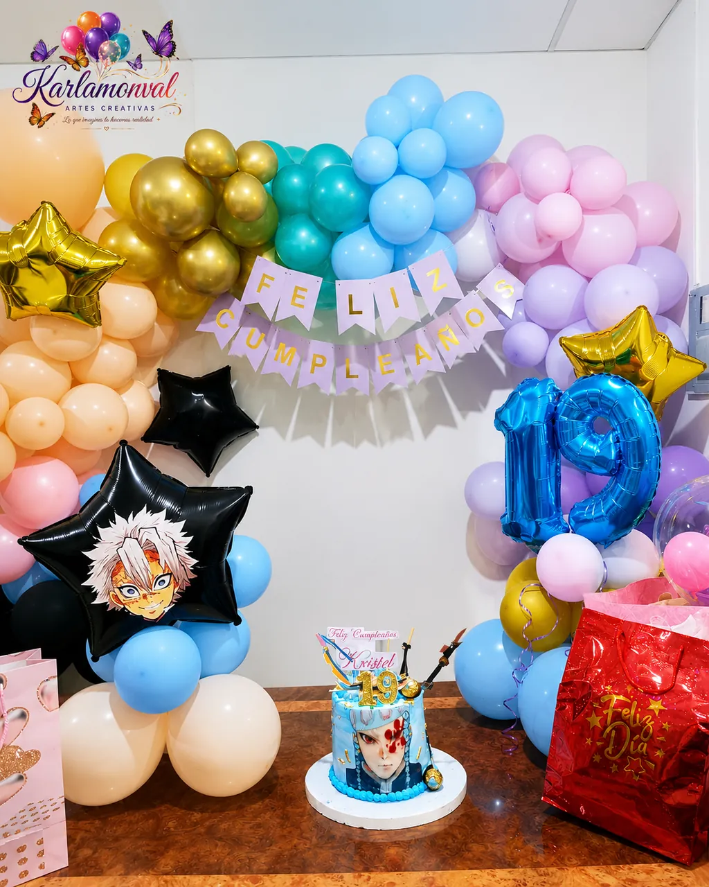 Decoración con globos