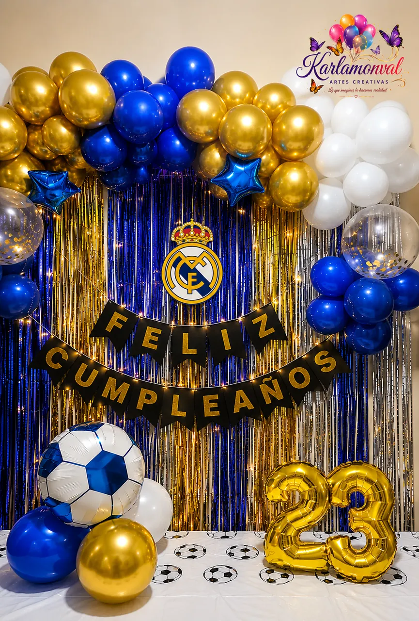 Decoración con globos — cumpleaños temático